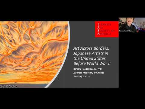 Art Across Borders: Japanese Artists in the United States (Lecture by Dr. Ramona Handel-Bajema)
