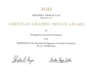 Impressions 42 (2021) raphic design award 