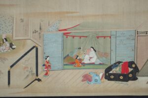 Image of HISHIKAWA MORONOBU (1618?–1694) The Pleasures of Edo; Handscroll; ink, color, and silver and gold pigments on silk, 13⅞ x 337 in. (35.2 x 8.55.7m); ca. Early Genroku era (ca. 1688–1694) Unsigned